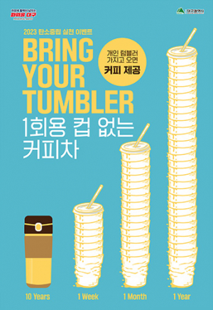 대구시, 탄소중립 실천 이벤트 ‘1회용 컵 없는 커피차’ 운영