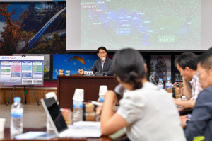 영주시 ‘새로운 기회의 물결’…영주댐 준공 기자간담회