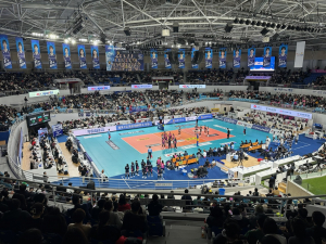 김천, 겨울 스포츠의 꽃 여자 프로배구 인기