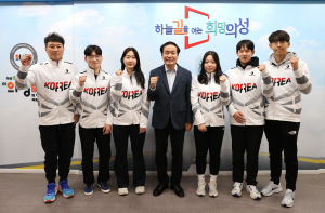 의성군, 컬링국가대표 선수 응원