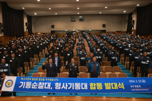 대구 기동순찰대, 형사기동대 발대