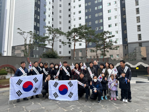 경주시 현곡면, 나라사랑 태극기 달기 계몽운동