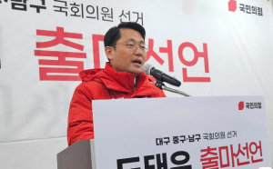 막말 논란 도태우 후보 '무소속' 출마…국힘, 공천취소 반발