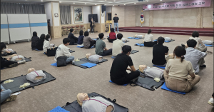 북구청 공무원 대상 심폐소생술 교육...골든타임, 4분의 기적 