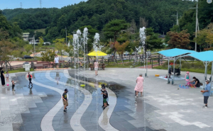 영주시, 천지인 전통사상체험관 바닥분수 개장