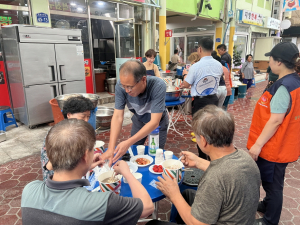 상주중앙시장, 열정으로 무더위 극복