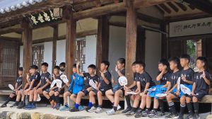 대만 룽화초교 축구팀 고령 방문