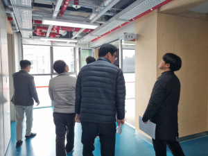 경북교육청 '모듈러 교실' 안전성 강화 현장 조사