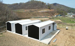 의성군, 안평면에 첫 임시주거시설 설치