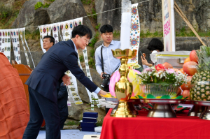 영주시와 4.8봉축위원회 ‘산불 희생자 천도재’ 봉행