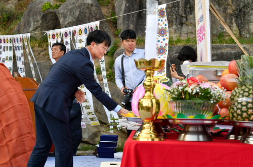 영주시와 4.8봉축위원회 ‘산불 희생자 천도재’ 봉행