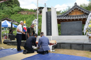 故 박동진 중사 전사 제75주기 추모제 진행