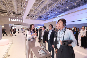 포항시장 가전 전시회 참관