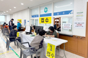 인플루엔자 예방접종 진행