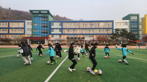 침산초, 여학생 축구 활성화 부분 '협회장상'