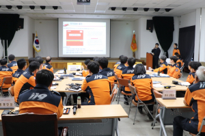 의성소방서 안평1터널 화재 대응훈련 실시