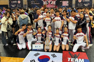 구미대 천무응원단 주축 국대팀, 대만 치어리딩 대회 1위 차지