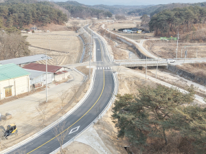 영주시 이산면 석포리 일원 군도10호선 도로확포장공사, 완료