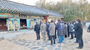 포항시 구룡포읍, 병오년 새해맞아 충혼각 신년참배 실시