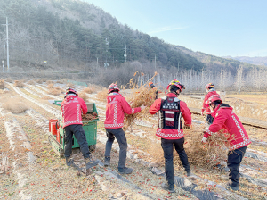 영덕군, 영농부산물 파쇄 캠페인 실시