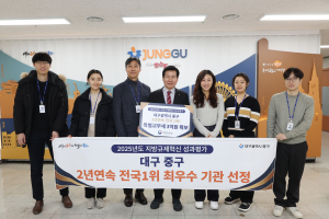 대구 중구, 지방규제혁신 '2년 연속 최우수'