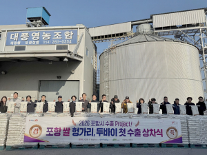 포항 쌀, 유럽·중동 입맛 사로잡는다! 올해 수출 100톤 달성 목표
