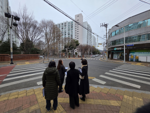 동부교육청, 통학환경 합동 점검