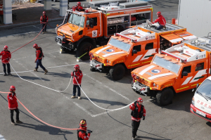특수진화대 장비 점검