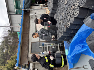 군위군 효령면 공무원 봉사단 연탄 나눔