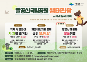 팔공산국립공원 생태관광, 시티투어 버스로 즐기세요!