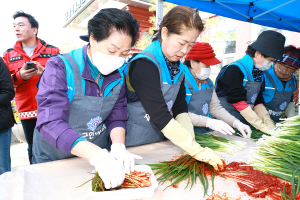 예천군 재향군인회, 사랑의 쪽파김치 나눔 행사