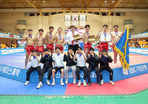 능인중, 전국씨름선수권대회 단체전 정상