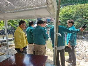 군위군, 하천·계곡 불법행위 집중 단속
