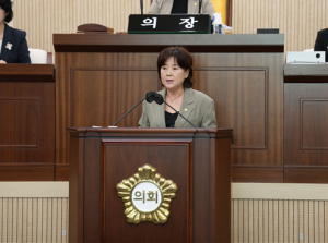 최은숙 의원 “반계공원 바닥분수 설치 제안”